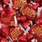 131 Pcs Chinese New Year Candy Party Favors Hershey's Miniatures and Red Kisses Chocolate by Just Candy (1.65 lbs)